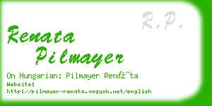 renata pilmayer business card